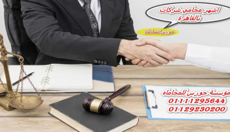 اشهر محامي شركات بالقاهره
