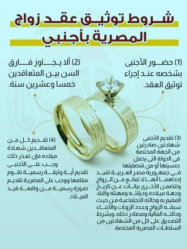 توثيق زواج مصرية من سعودى