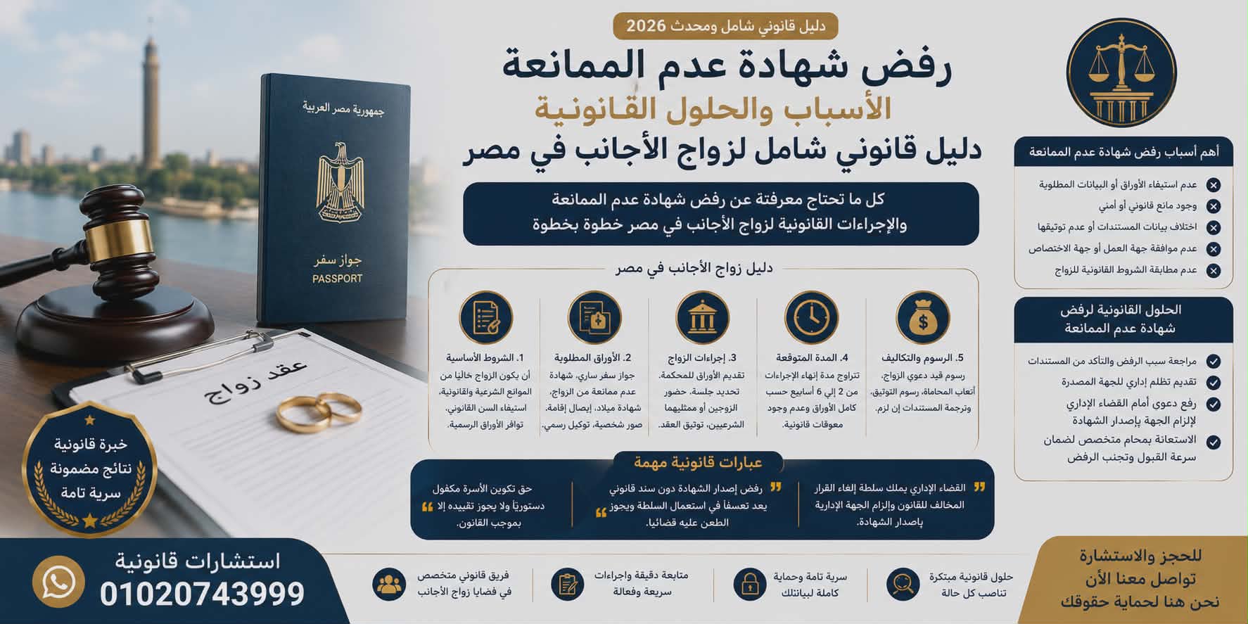 رفض شهادة عدم الممانعة: الأسباب والحلول القانونية
