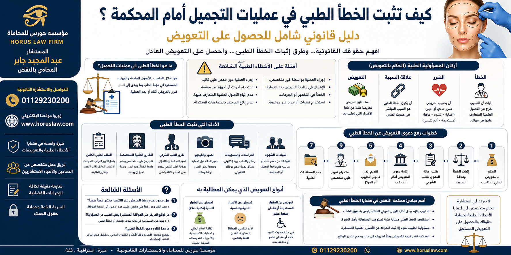 كيف تثبت الخطأ الطبي في عمليات التجميل أمام المحكمة؟